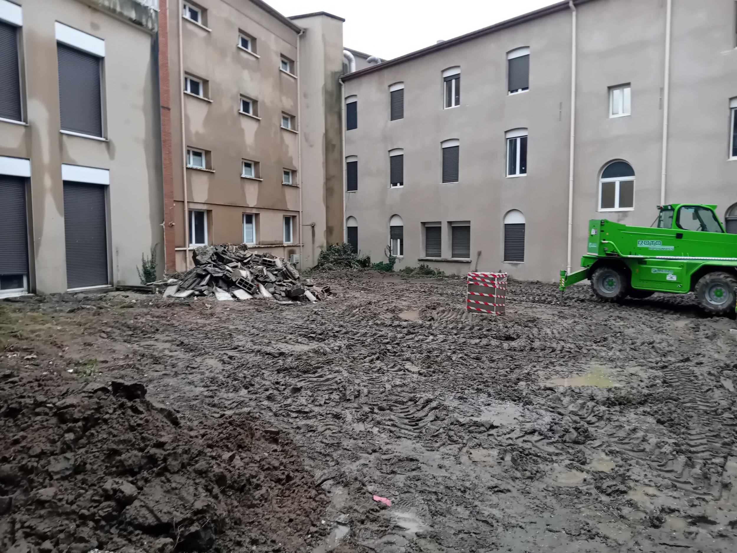 Pendant travaux