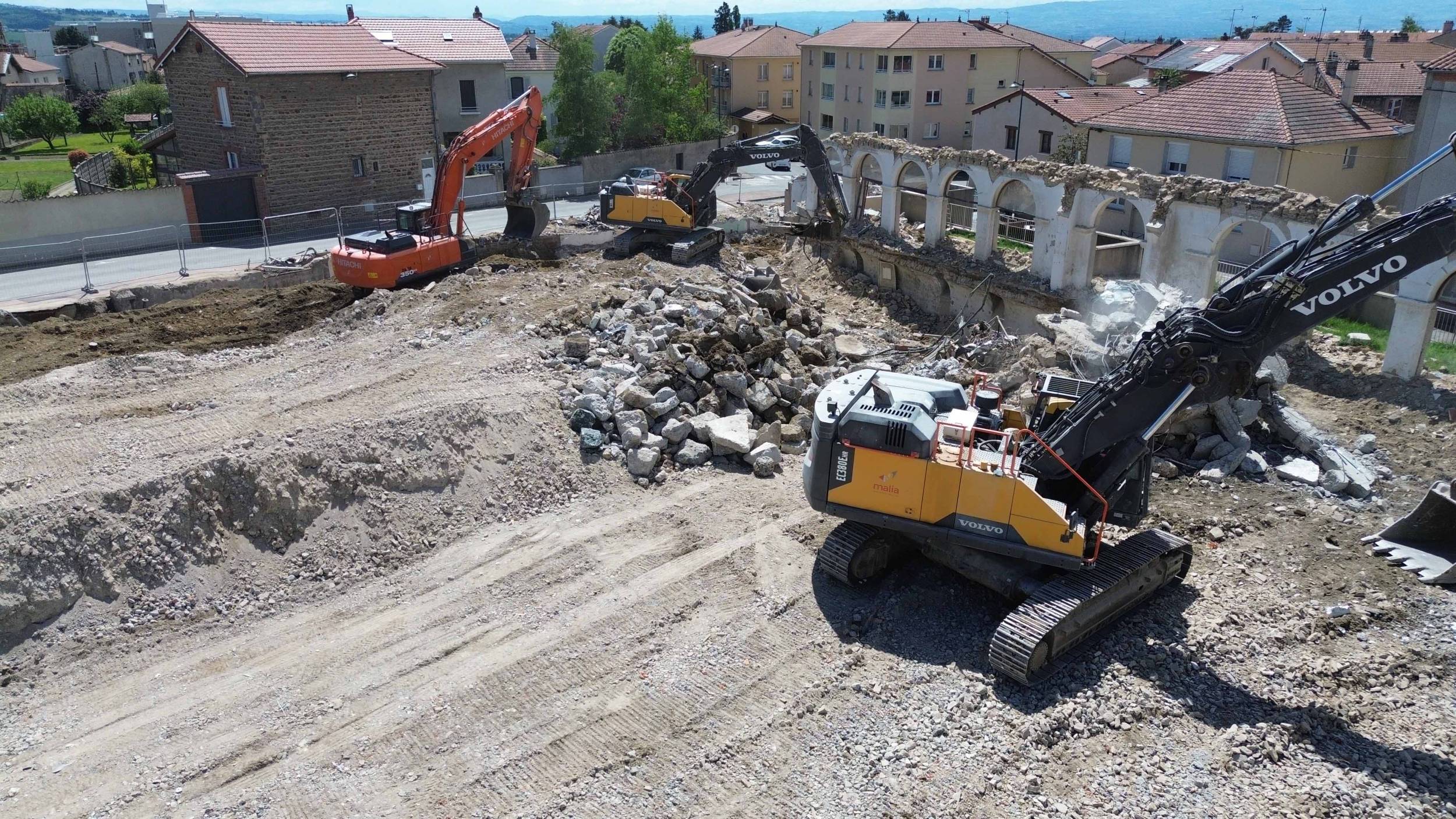 Pendant travaux
