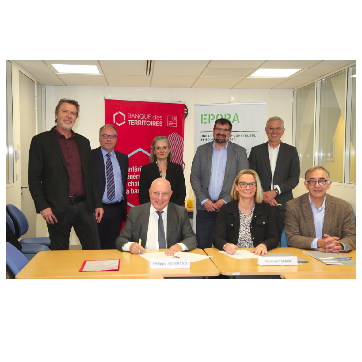 Signature des statuts de la Foncière Eco EPORA